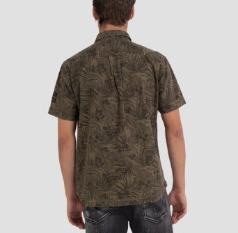 Camisa de mangas cortas Replay - Estampado tropical