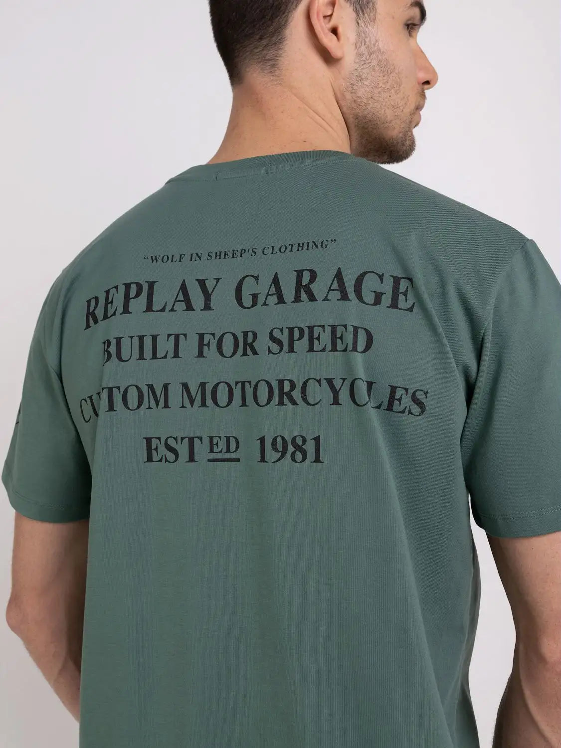 Camiseta estampado MOTORCYCLES Replay
